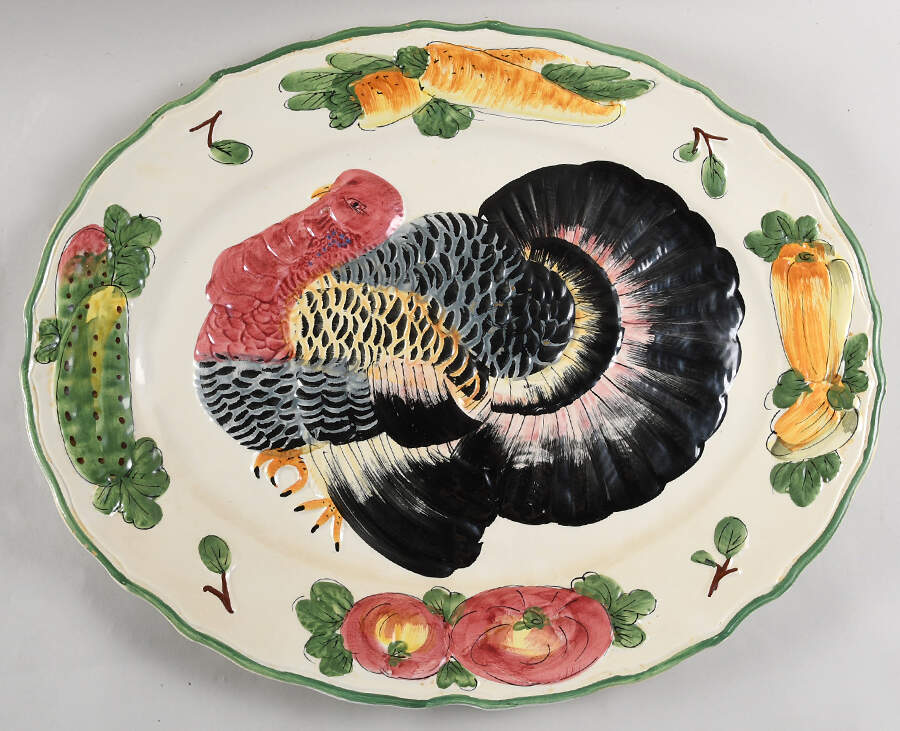 ITY209 20" Oval Serving Platter by Italy-1