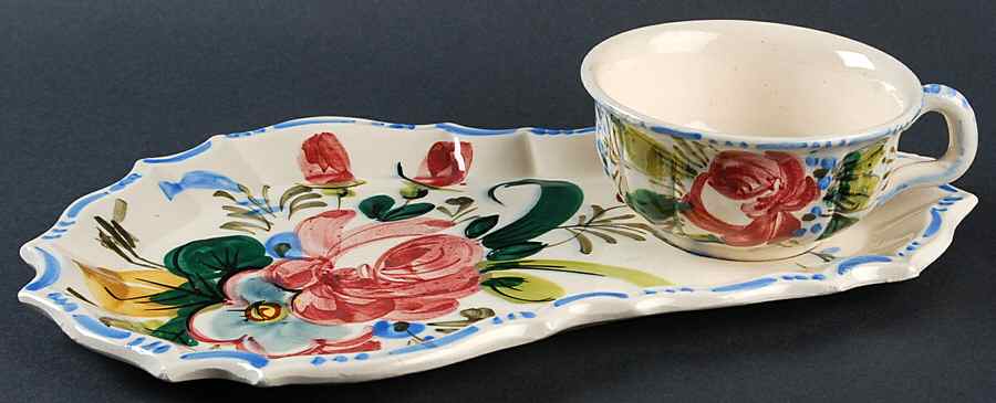 A-691 Snack Plate & Cup Set by Italy-1