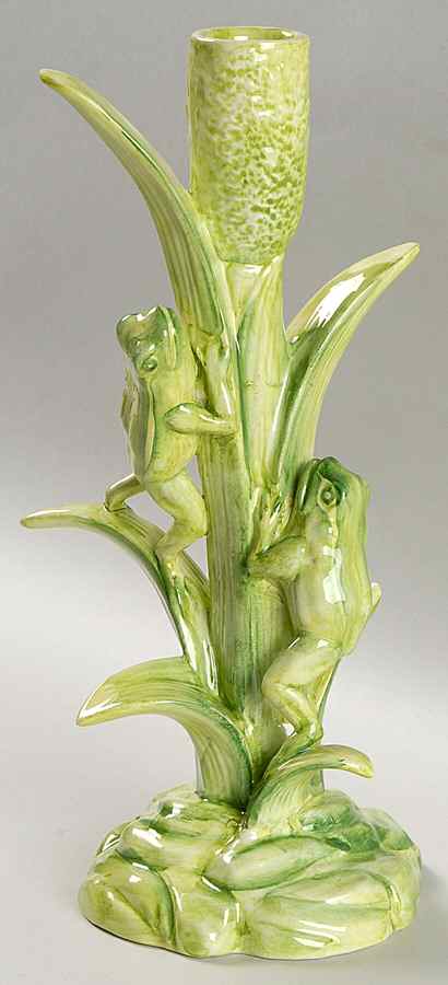 Frog Figural Candlestick by Intrada-1