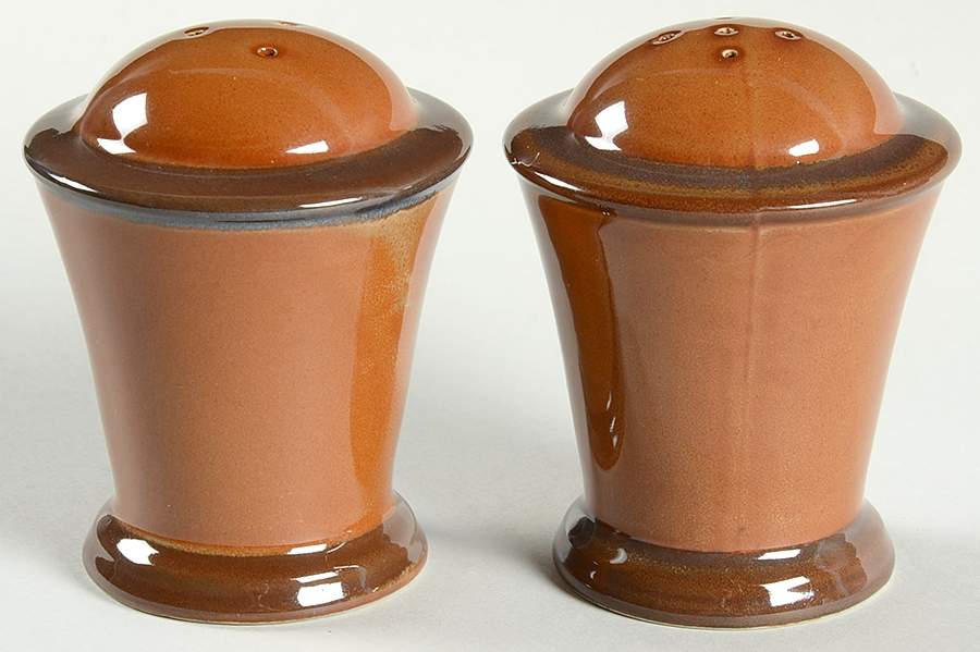 Prairie Adobe Red (China) Salt & Pepper Set by Interiors (PTS)-1