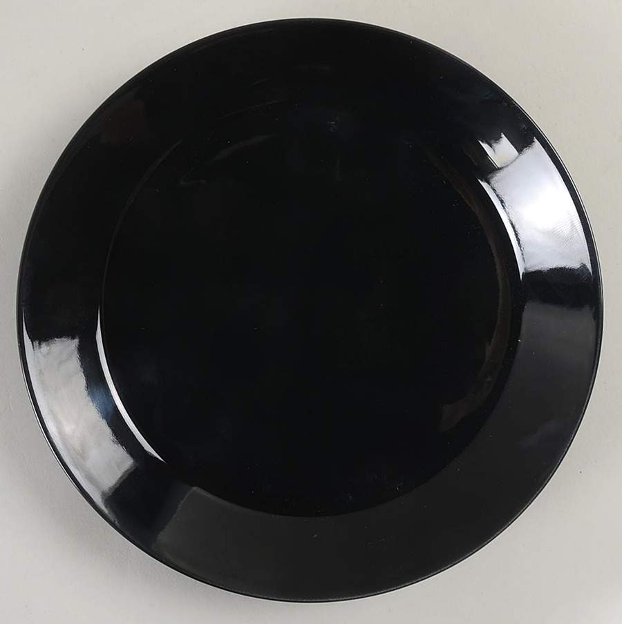 Teema Black Salad Plate by Iittala-1