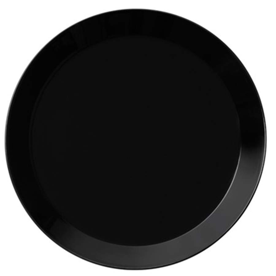 Teema Black Bread & Butter Plate by Iittala-1