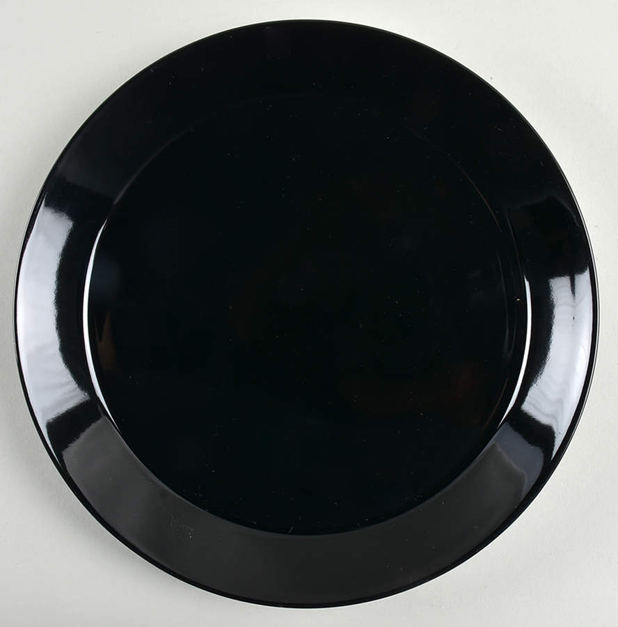 Teema Black Dinner Plate by Iittala-1