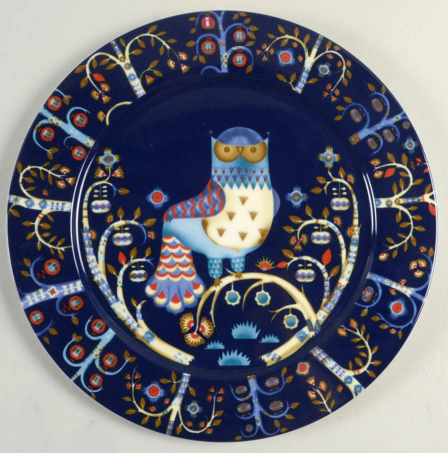 Taika Blue Dinner Plate by Iittala-1