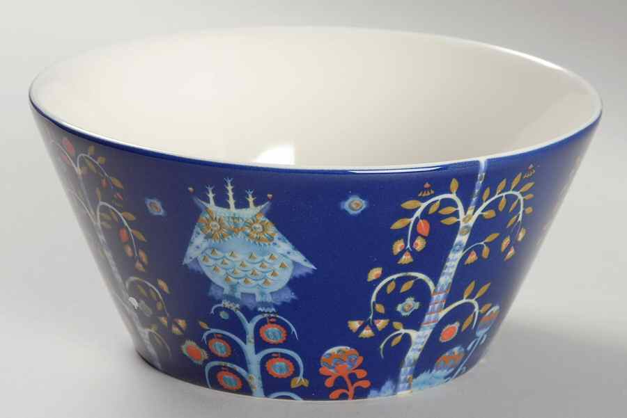 Taika Blue 5" Individual Pasta Bowl by Iittala-1