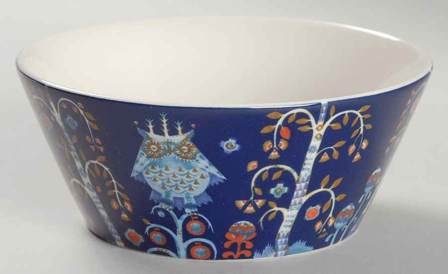 Taika Blue Soup/Cereal Bowl by Iittala-1