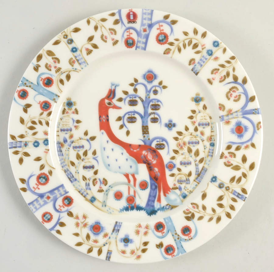Taika White Salad Plate by Iittala-1