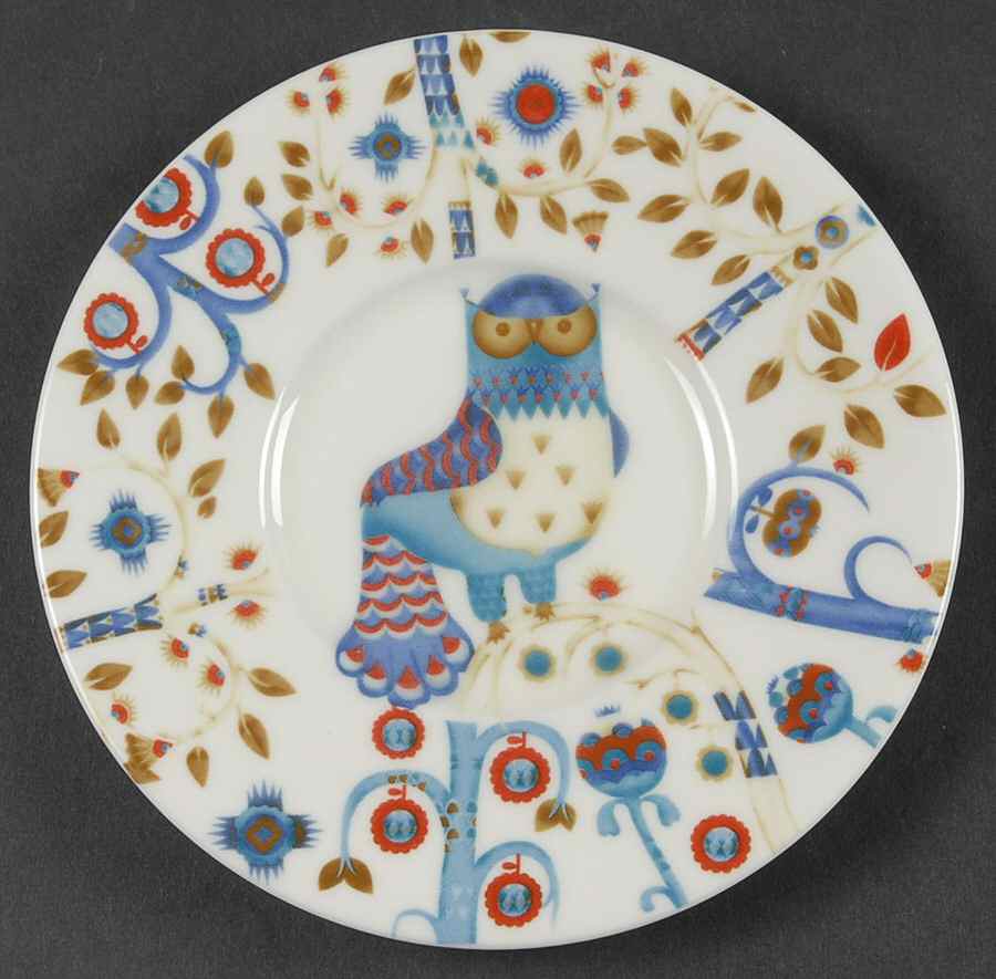 Taika White Saucer by Iittala-1