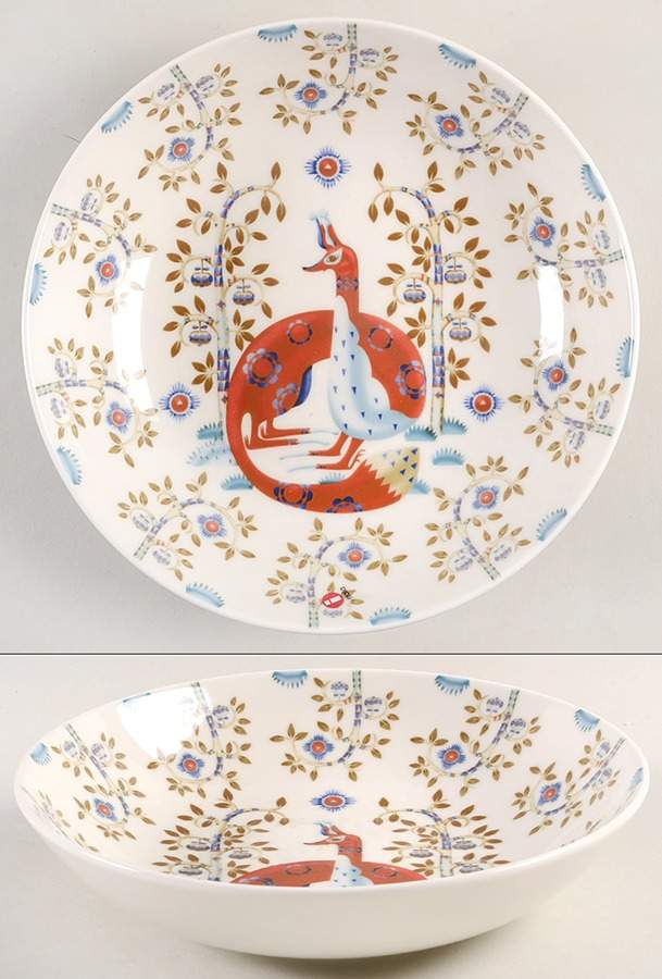 Taika White Large Coupe Soup Bowl by Iittala-1