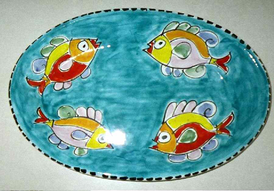 ITY231 19" Oval Serving Platter by Italy-1