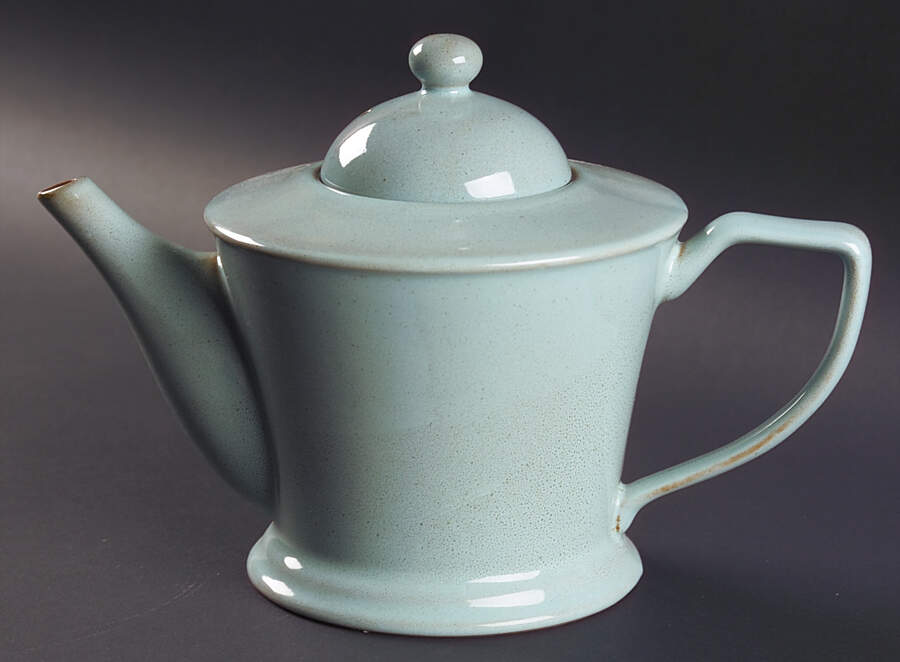 Prairie Turquoise Teapot & Lid by Interiors (PTS)-1