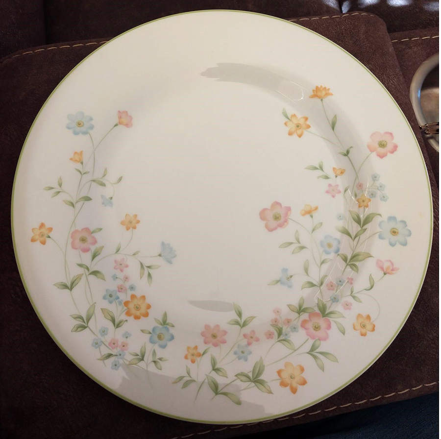 Flora Dinner Plate by Image Gallery-1