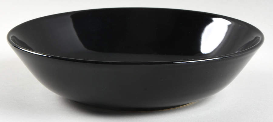 Syntes Black Coupe Soup Bowl by Ikea China-1
