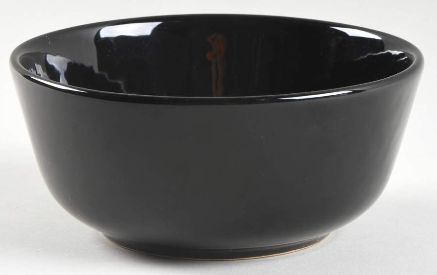 Syntes Black Coupe Cereal Bowl by Ikea China-1