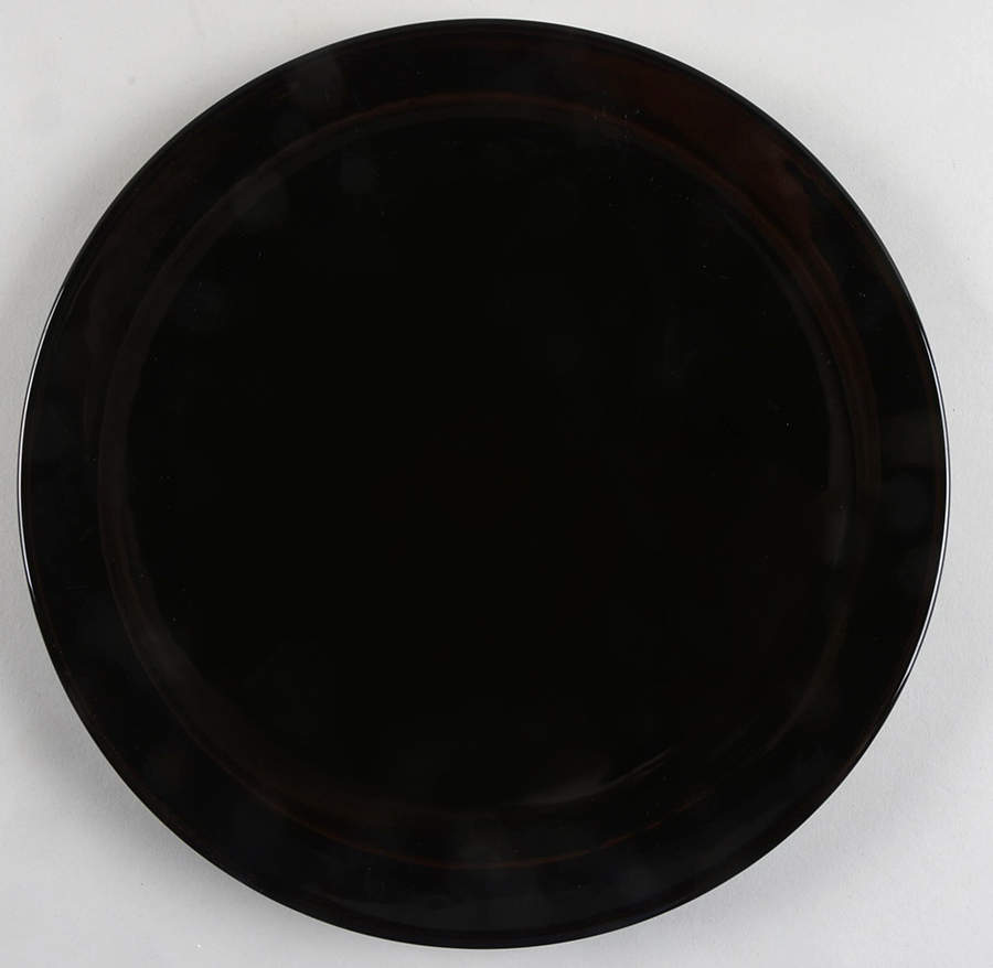Syntes Black Dinner Plate by Ikea China-1