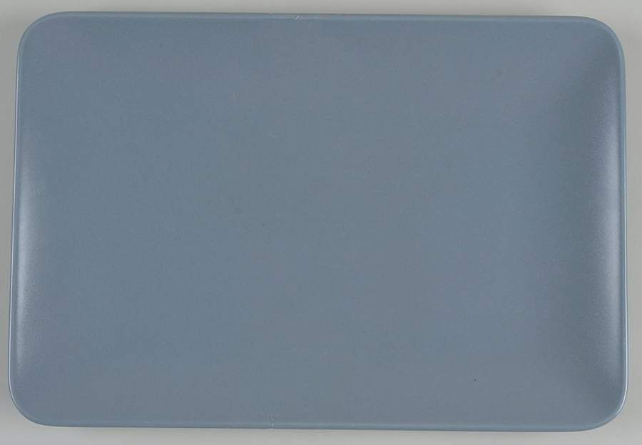 Dinera Gray 11" Rectangular Plate by Ikea China-1