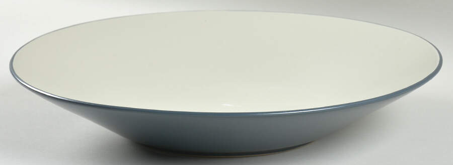 Dinera Provins Beige Gray 11" Large Salad Serving Bowl by Ikea China-1