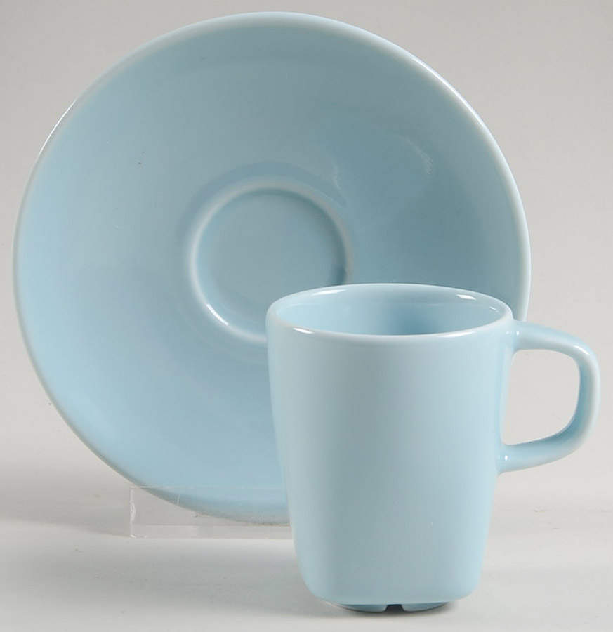 365+ Flat Demitasse Cup & Saucer Set by Ikea China-1