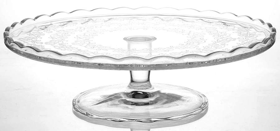 Arv Brollop Glassware Cake Stand No Dome by Ikea China-1