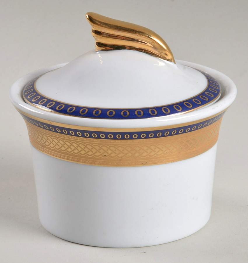 Italian Design Sugar Bowl & Lid by Imperial Fine China-1