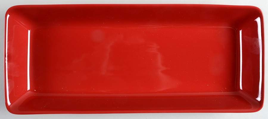 Teema Red 15" Rectangular Serving Platter by Iittala-1
