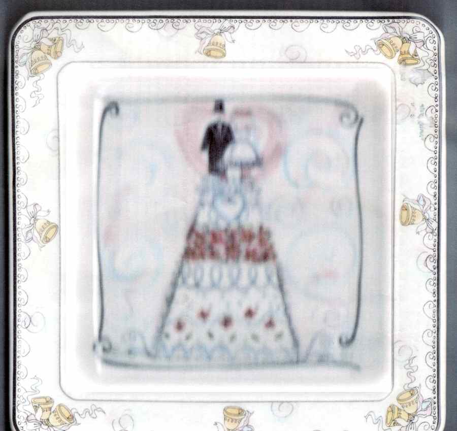 Wedding Square Dinner Plate by Italy-1