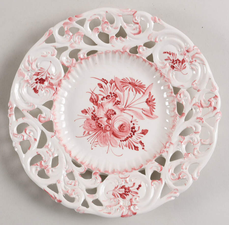 400-2 Pierced Edge Salad Plate by Italy-1