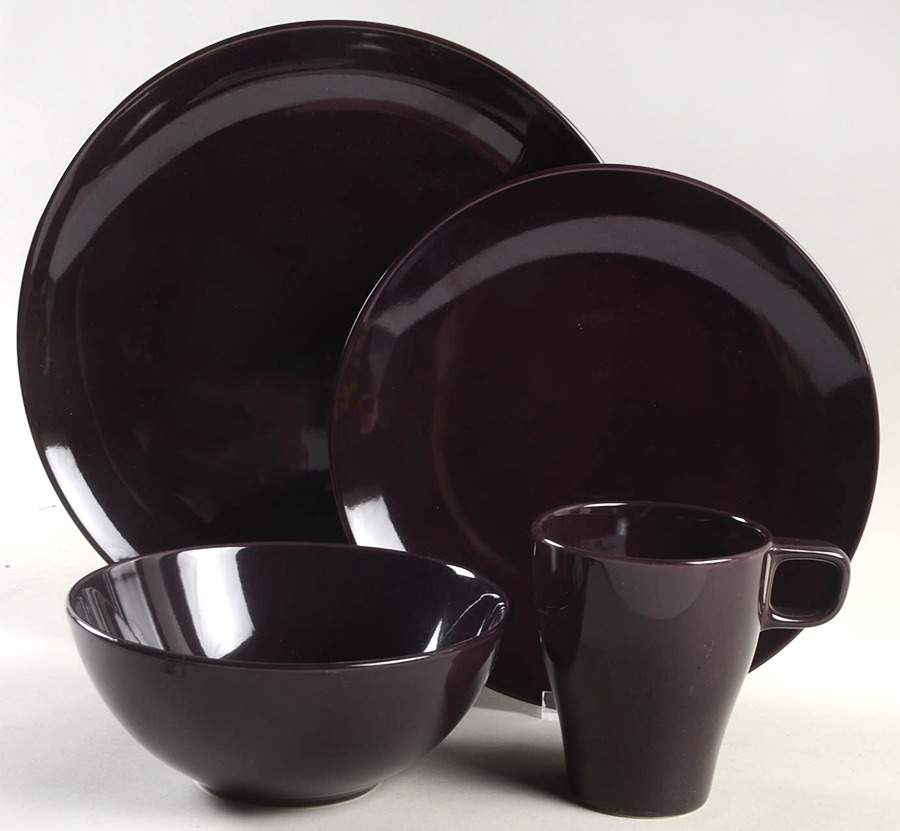 Fargrik Dark Lilac 4 Piece Place Setting by Ikea China-1
