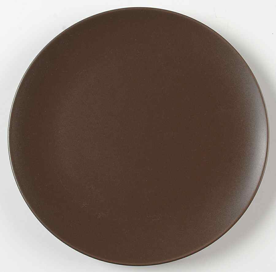 Dinera Brown Salad/Dessert Plate by Ikea China-1