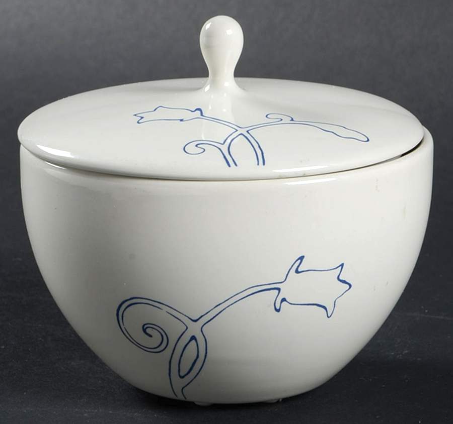 Odmjuk Sugar Bowl & Lid by Ikea China-1