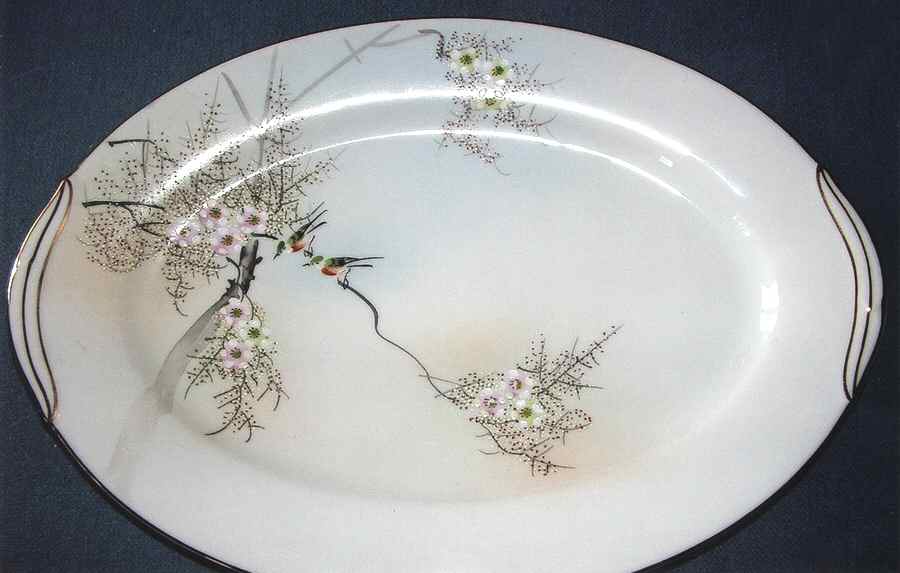 IWA2 12" Oval Serving Platter by Iwano-1
