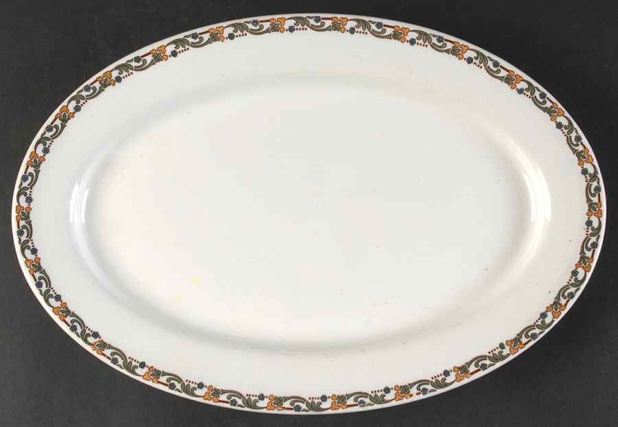 Iris 13" Oval Serving Platter by Iroquois-1