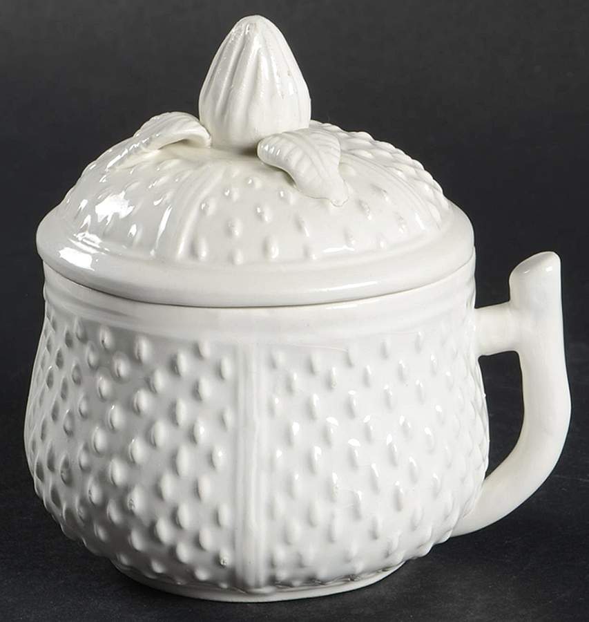 S8209 2 Pc Pot de Creme w/Lid & Base by Italy-1