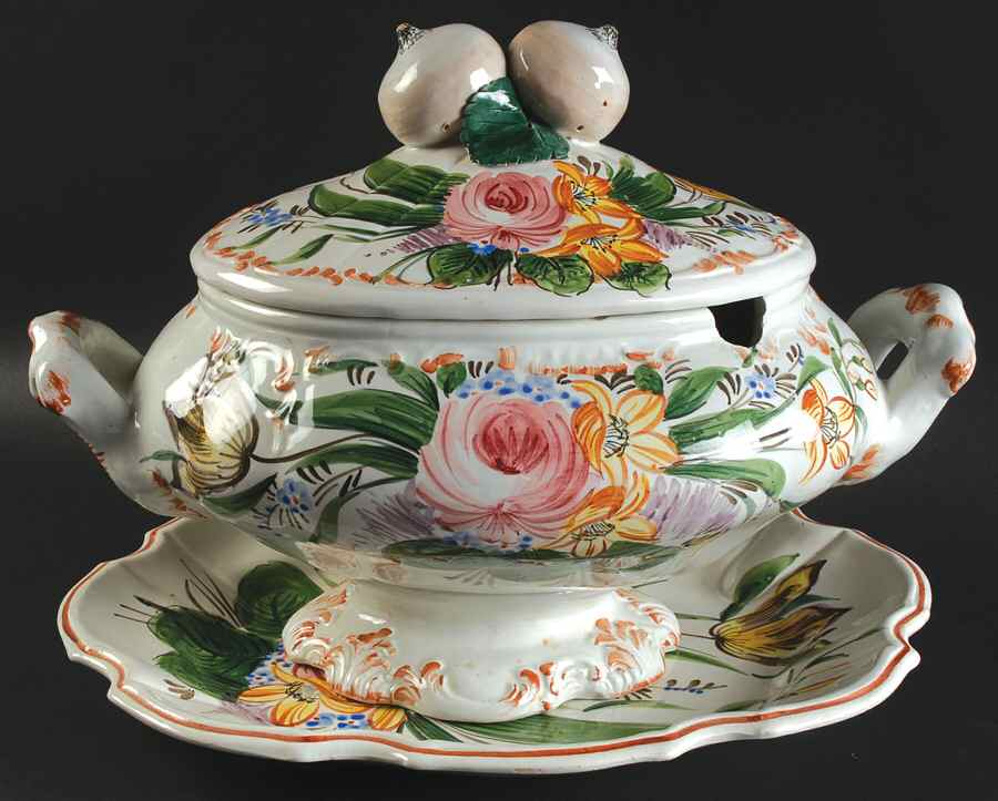 ITY289 Tureen & Lid w/Underplate by Italy-1