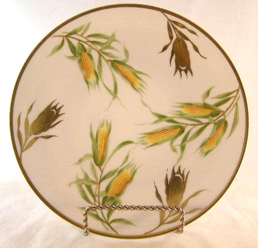Golden Corn Dinner Plate by Imperial China Austria-1