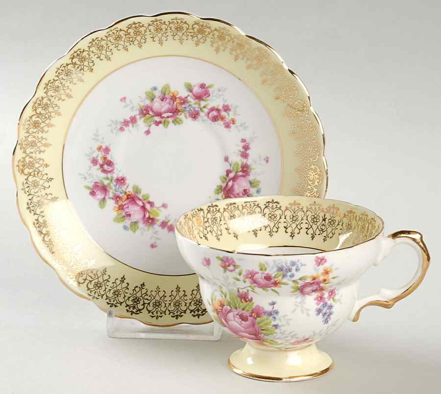 IPE14 Footed Cup & Saucer Set by Imperial (England)-1