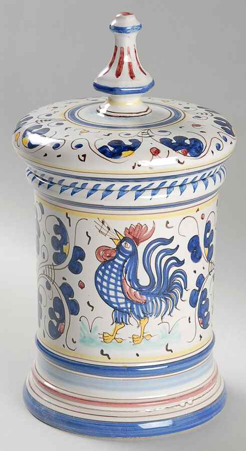 S0B4 Extra Large Canister & Lid by Sambuco Ceramiche-1