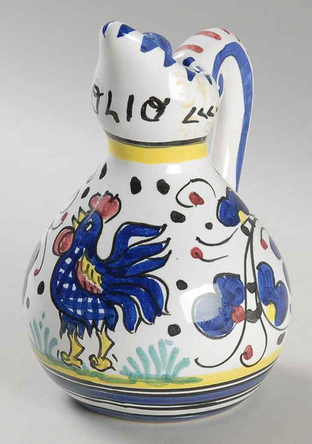 S0B4 Oil Cruet and Stopper by Sambuco Ceramiche-1