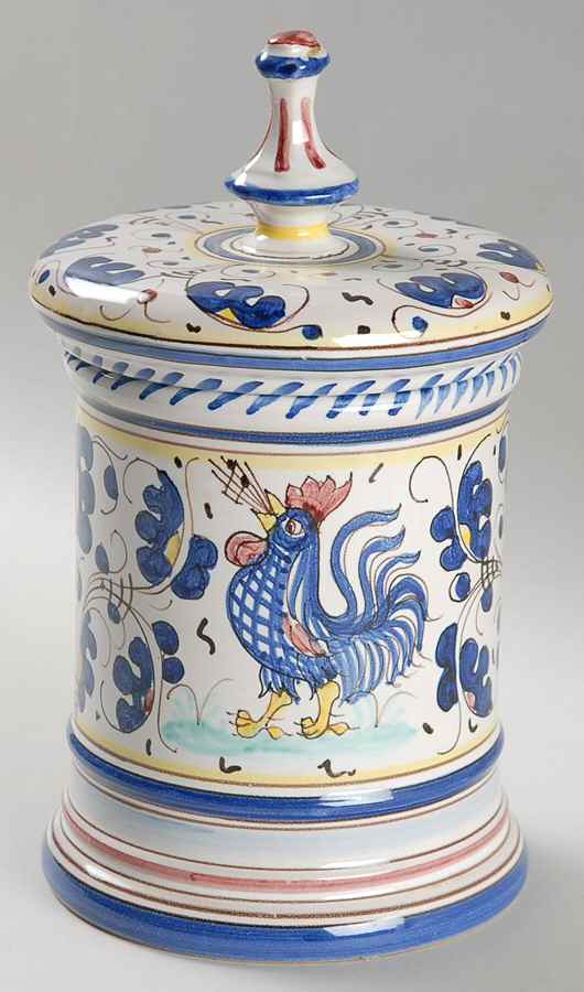 S0B4 Large Canister & Lid by Sambuco Ceramiche-1