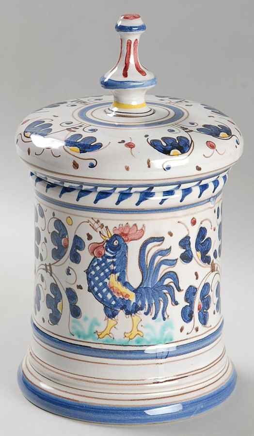 S0B4 Medium Canister & Lid by Sambuco Ceramiche-1