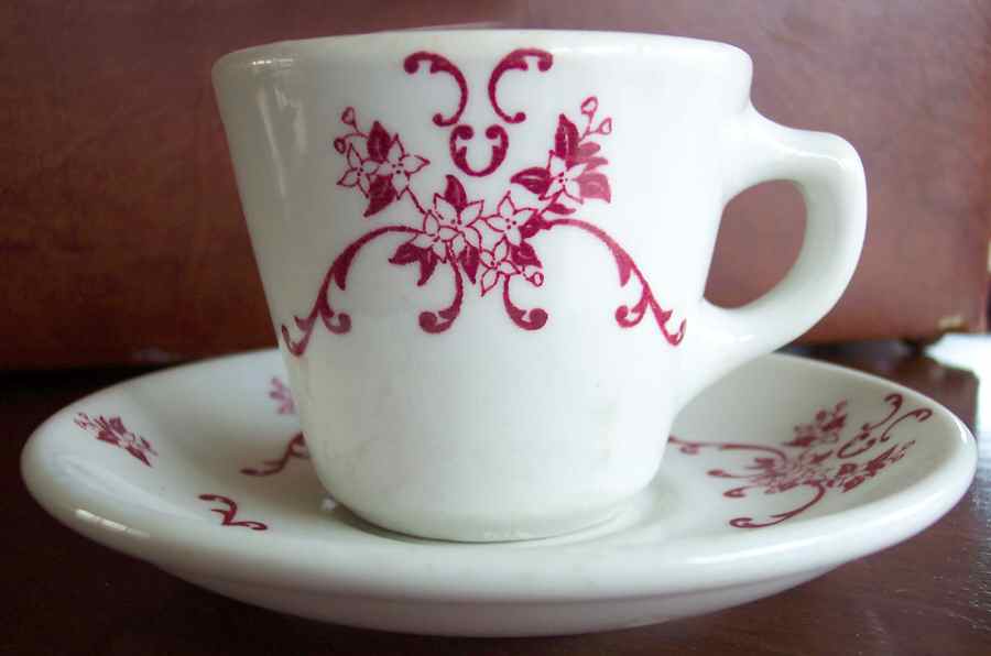 IRO57 Flat Cup & Saucer Set by Iroquois-1
