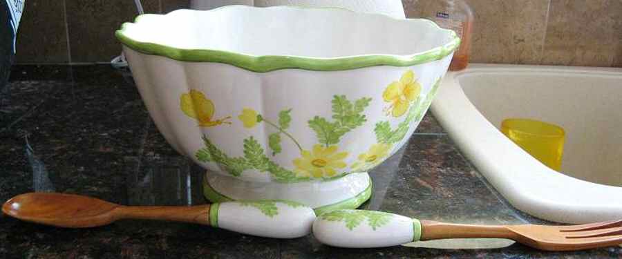 ITY315 10" Large Salad Serving Bowl by Italy-1