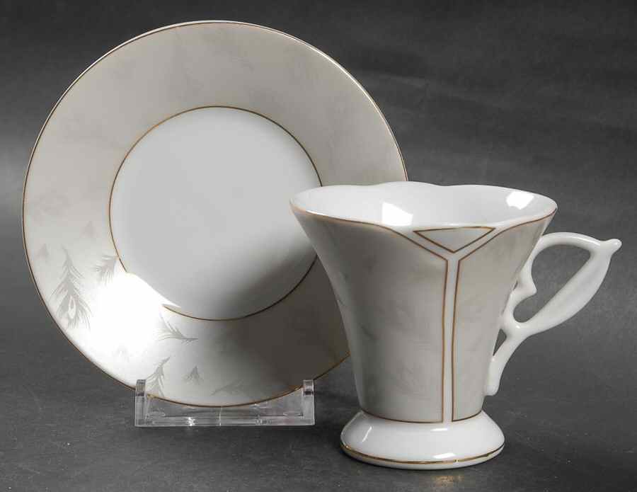 IFC12 Footed Demitasse Cup & Saucer Set by Imperial Fine China-1