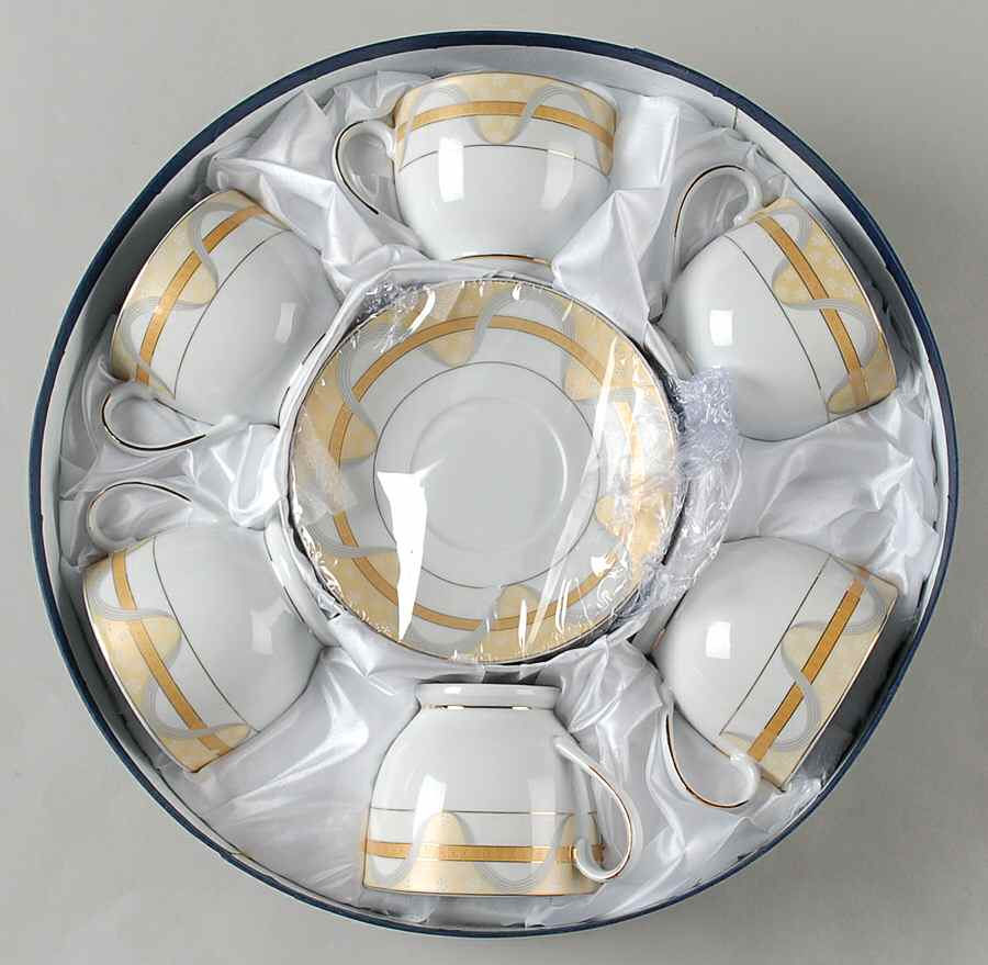 IFC13 (Boxed Set of 6) Footed Cup & Saucers by Imperial Fine China-1
