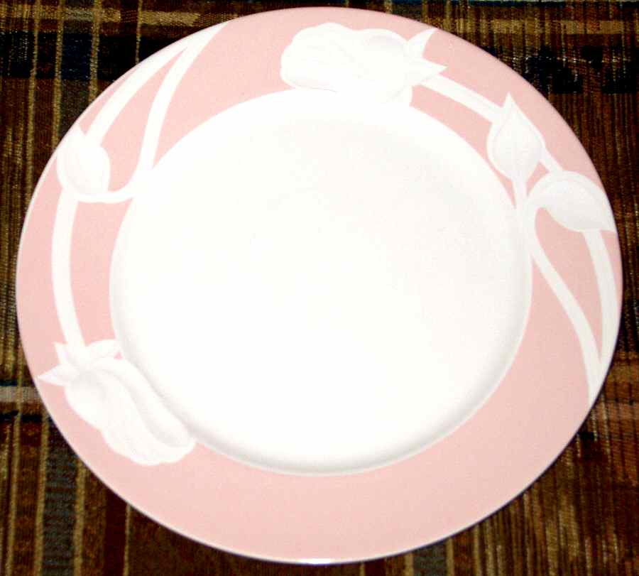 Shadow Rose Pink Dinner Plate by International-1