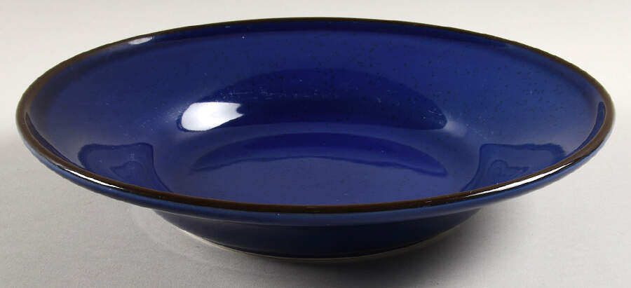 Trivsam Blue Large Rim Soup Bowl by Ikea China-1