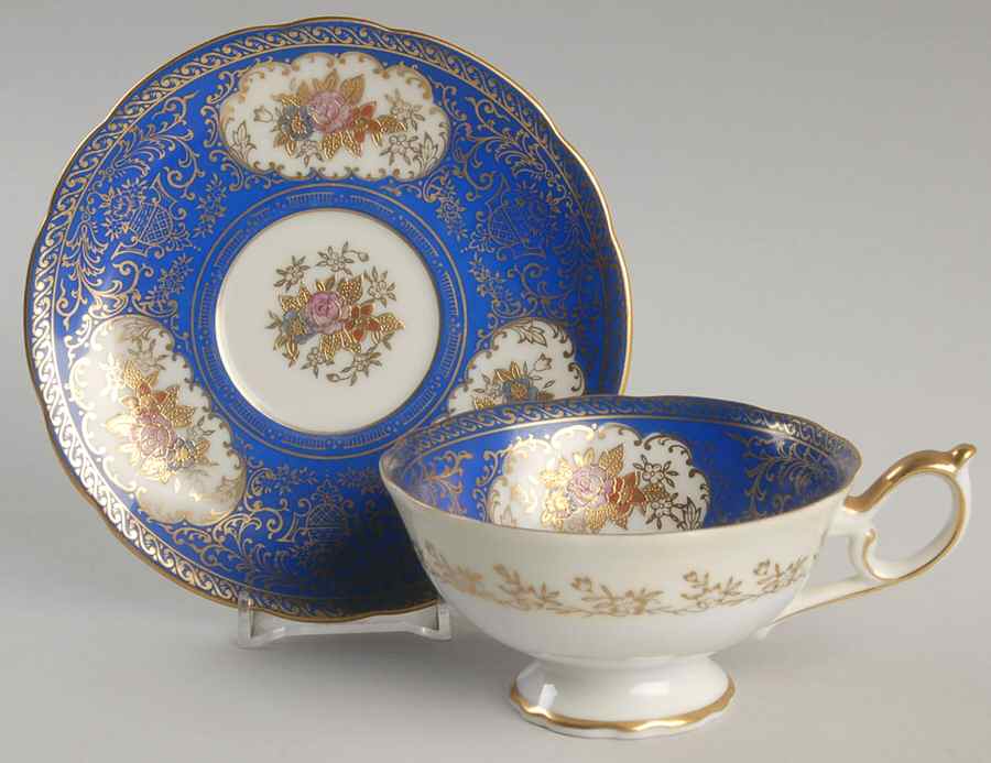 I1M1 Footed Cup & Saucer Set by Imperial Mito-1