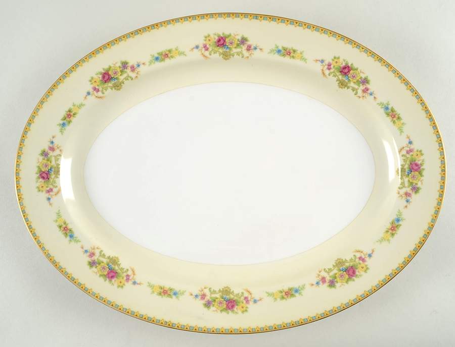 IMP74 15" Oval Serving Platter by Imperial (Japan)-1