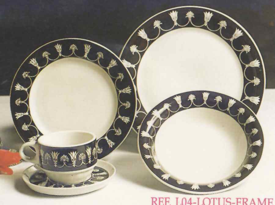 Frame Dinner Plate by Indo Keramik-1