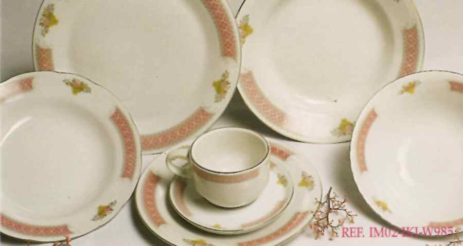 W985 Dinner Plate by Indo Keramik-1